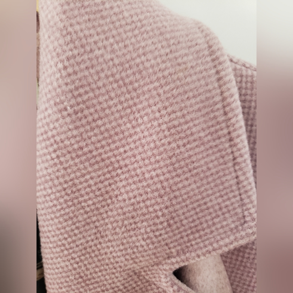Max Mara belted lined pink coat M/L - Picture 5 of 7